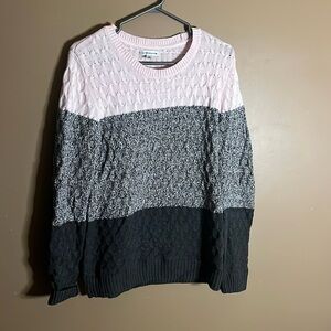 100% cotton sweater tricolour medium